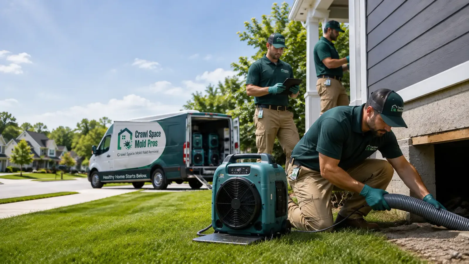 Crawl Space Mold Removal in Goodland, KS